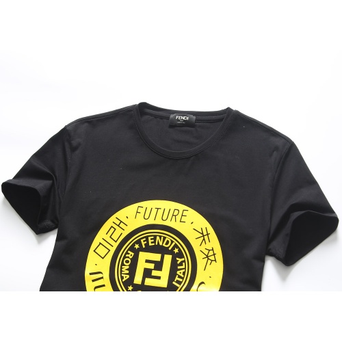 Replica Fendi T-Shirts Short Sleeved For Men #847308 $25.00 USD for Wholesale