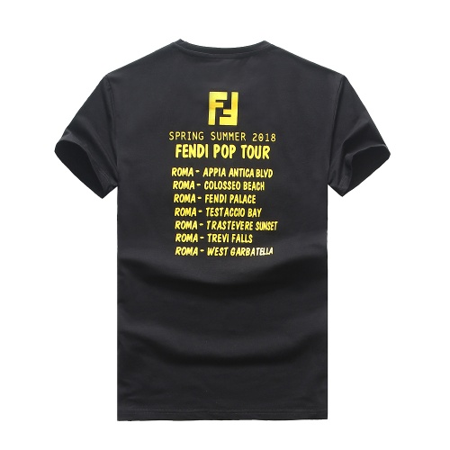 Replica Fendi T-Shirts Short Sleeved For Men #847308 $25.00 USD for Wholesale