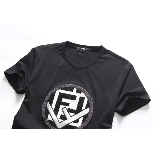 Replica Fendi T-Shirts Short Sleeved For Men #847310 $25.00 USD for Wholesale