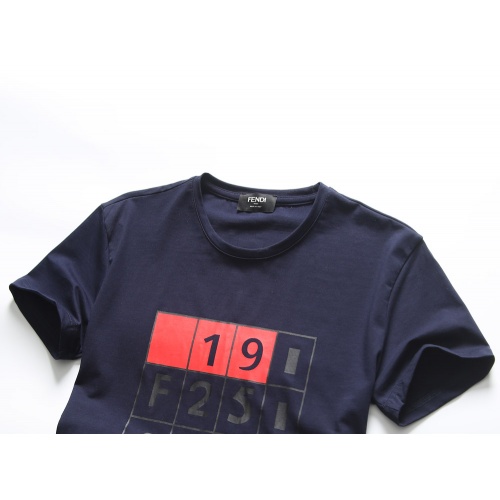 Replica Fendi T-Shirts Short Sleeved For Men #847315 $25.00 USD for Wholesale