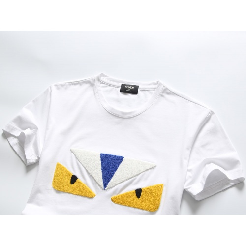 Replica Fendi T-Shirts Short Sleeved For Men #847317 $25.00 USD for Wholesale