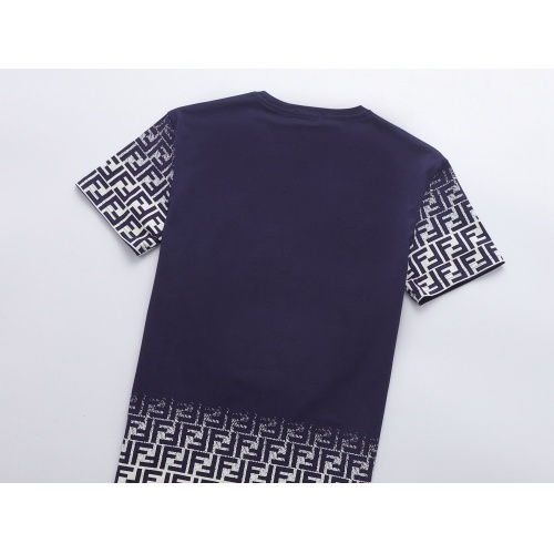 Replica Fendi T-Shirts Short Sleeved For Men #847320 $25.00 USD for Wholesale