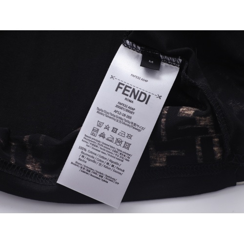 Replica Fendi T-Shirts Short Sleeved For Men #847321 $25.00 USD for Wholesale