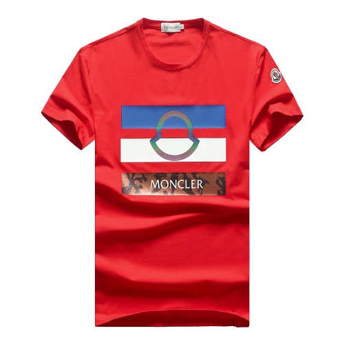 Moncler T-Shirts Short Sleeved For Men #847350 $25.00 USD, Wholesale Replica Moncler T-Shirts