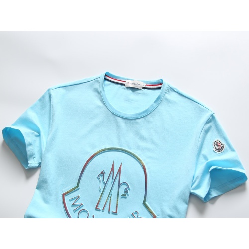 Replica Moncler T-Shirts Short Sleeved For Men #847357 $25.00 USD for Wholesale