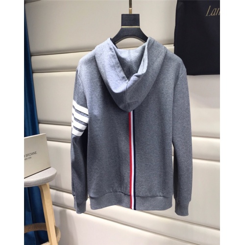 Replica Thom Browne TB Hoodies Long Sleeved For Men #847373 $78.00 USD for Wholesale