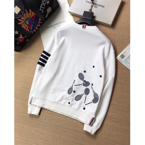 Replica Thom Browne TB Hoodies Long Sleeved For Men #847378 $69.00 USD for Wholesale