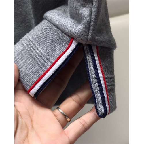 Replica Thom Browne TB Hoodies Long Sleeved For Men #847379 $69.00 USD for Wholesale