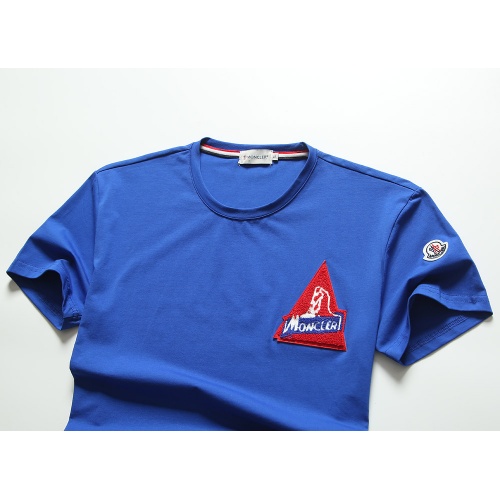 Replica Moncler T-Shirts Short Sleeved For Men #847405 $25.00 USD for Wholesale