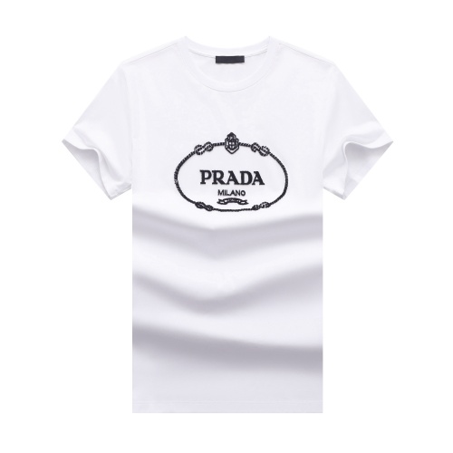 Prada T-Shirts Short Sleeved For Men #847463 $25.00 USD, Wholesale Replica Prada T-Shirts