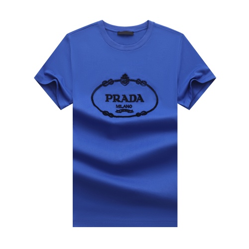 Prada T-Shirts Short Sleeved For Men #847464 $25.00 USD, Wholesale Replica Prada T-Shirts