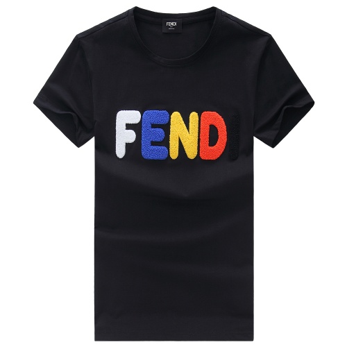 Fendi T-Shirts Short Sleeved For Men #847472 $25.00 USD, Wholesale Replica Fendi T-Shirts