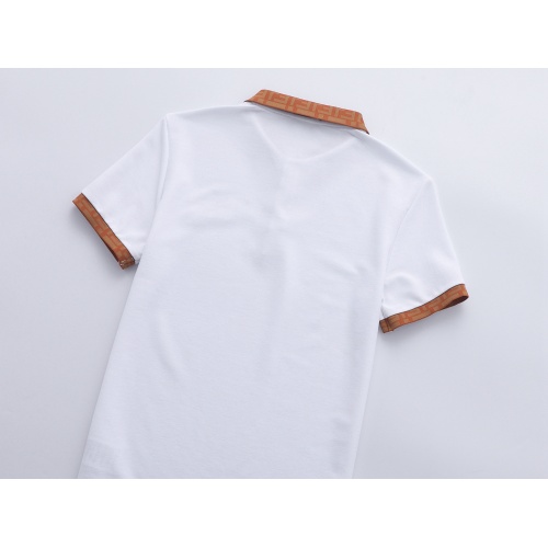 Replica Fendi T-Shirts Short Sleeved For Men #847592 $32.00 USD for Wholesale