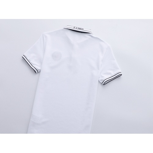 Replica Fendi T-Shirts Short Sleeved For Men #847595 $32.00 USD for Wholesale