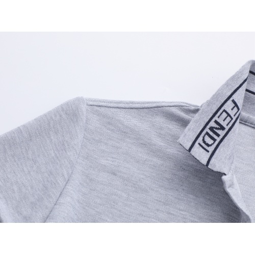 Replica Fendi T-Shirts Short Sleeved For Men #847596 $32.00 USD for Wholesale