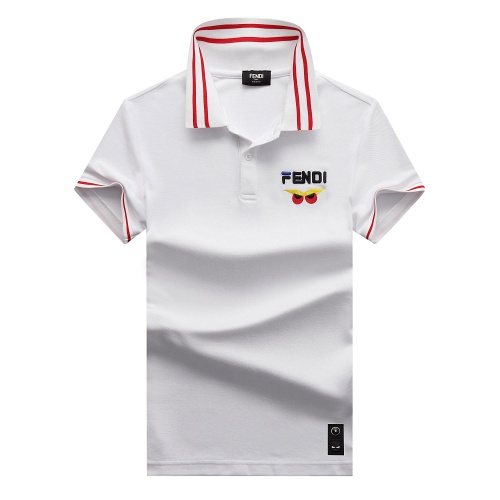 Fendi T-Shirts Short Sleeved For Men #847608 $32.00 USD, Wholesale Replica Fendi T-Shirts