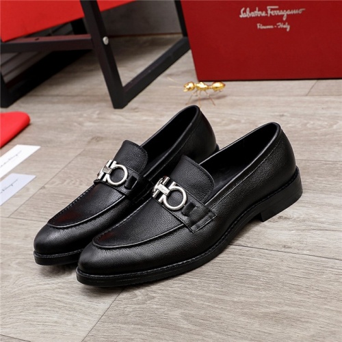 Ferragamo Leather Shoes For Men #847701 $80.00 USD, Wholesale Replica Salvatore Ferragamo Leather Shoes