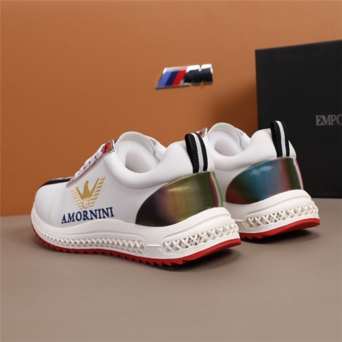 Replica Armani Casual Shoes For Men #847739 $85.00 USD for Wholesale