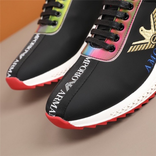 Replica Armani Casual Shoes For Men #847740 $85.00 USD for Wholesale