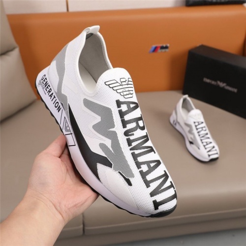 Replica Armani Casual Shoes #847744 $85.00 USD for Wholesale
