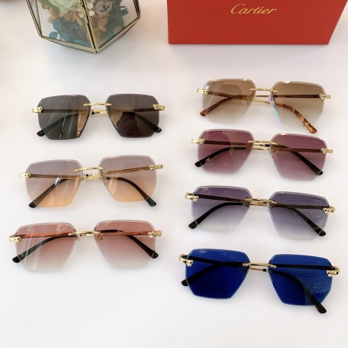 Replica Cartier AAA Quality Sunglasses #847893 $44.00 USD for Wholesale
