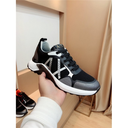 Replica Armani Casual Shoes For Men #848069 $80.00 USD for Wholesale
