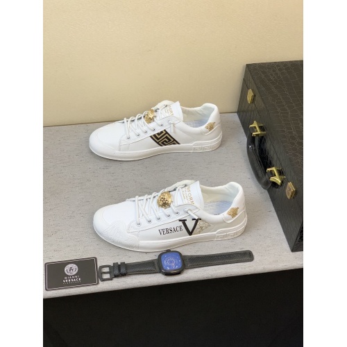 Replica Versace Casual Shoes For Men #848132 $72.00 USD for Wholesale
