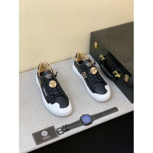 Replica Versace Casual Shoes For Men #848133 $72.00 USD for Wholesale