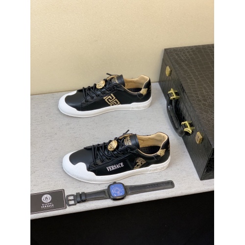 Replica Versace Casual Shoes For Men #848133 $72.00 USD for Wholesale