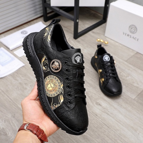 Replica Versace Casual Shoes For Men #848138 $76.00 USD for Wholesale