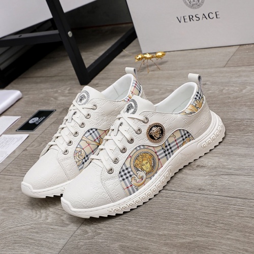 Versace Casual Shoes For Men #848139 $76.00 USD, Wholesale Replica Versace Casual Shoes