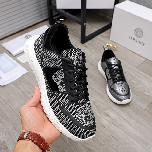 Replica Versace Casual Shoes For Men #848140 $76.00 USD for Wholesale