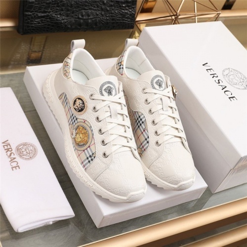 Replica Versace Casual Shoes For Men #848166 $88.00 USD for Wholesale