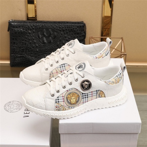 Replica Versace Casual Shoes For Men #848166 $88.00 USD for Wholesale