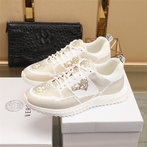 Replica Versace Casual Shoes For Men #848172 $85.00 USD for Wholesale