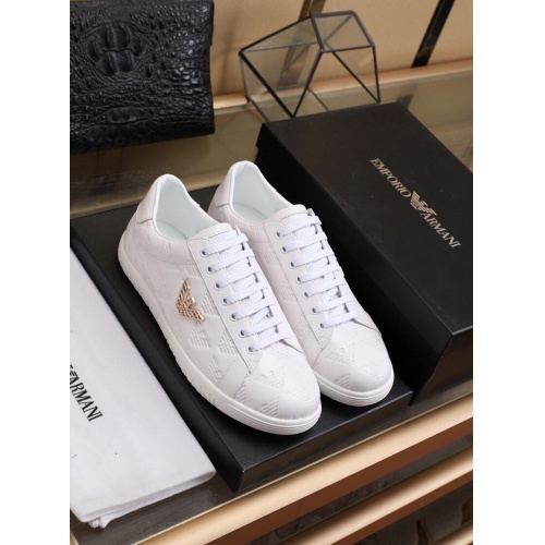 Replica Armani Casual Shoes For Men #848187 $88.00 USD for Wholesale