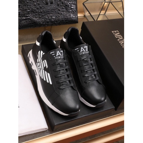Replica Armani Casual Shoes For Men #848190 $88.00 USD for Wholesale