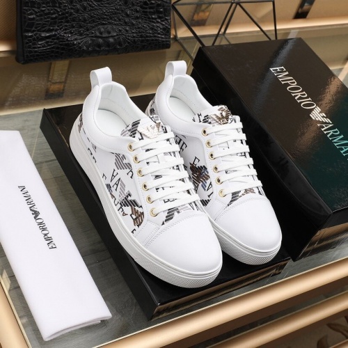 Replica Armani Casual Shoes For Men #848195 $85.00 USD for Wholesale