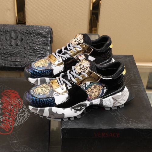Replica Versace Casual Shoes For Men #848203 $92.00 USD for Wholesale