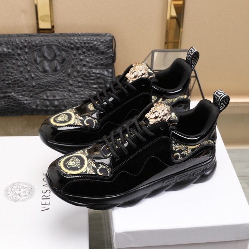 Replica Versace Casual Shoes For Men #848229 $85.00 USD for Wholesale