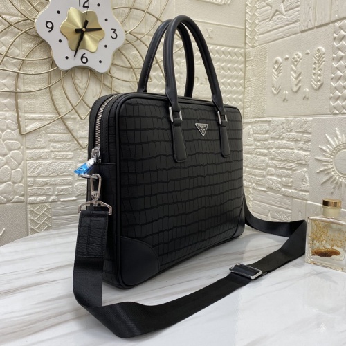 Replica Prada AAA Man Handbags #849617 $160.00 USD for Wholesale