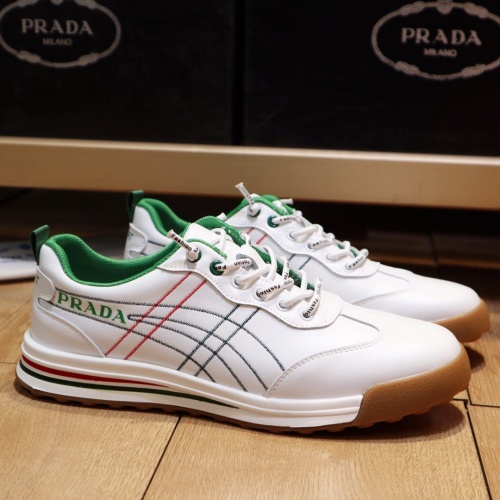 Replica Prada Casual Shoes For Men #849681 $82.00 USD for Wholesale