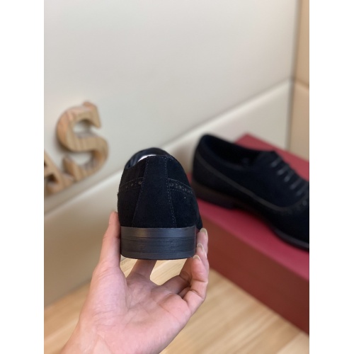 Replica Ferragamo Leather Shoes For Men #849689 $82.00 USD for Wholesale