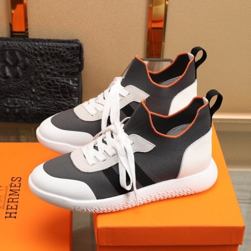 Replica Hermes Casual Shoes For Men #849706 $88.00 USD for Wholesale