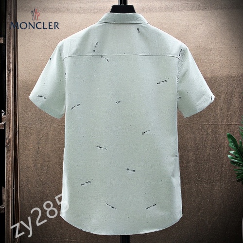 Replica Moncler Shirts Short Sleeved For Men #849785 $34.00 USD for Wholesale