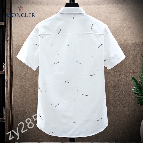 Replica Moncler Shirts Short Sleeved For Men #849787 $34.00 USD for Wholesale