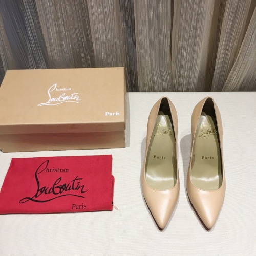 Replica Christian Louboutin High-heeled shoes For Women #849796 $60.00 USD for Wholesale