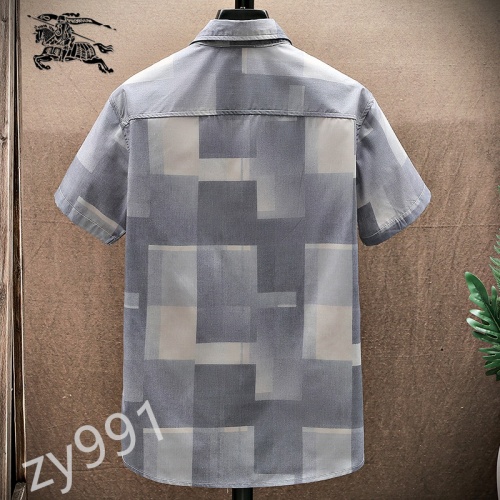 Replica Burberry Shirts Short Sleeved For Men #849800 $34.00 USD for Wholesale