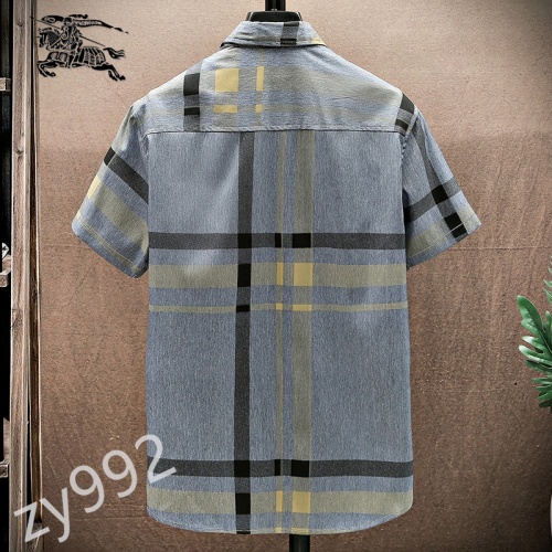 Replica Burberry Shirts Short Sleeved For Men #849802 $34.00 USD for Wholesale