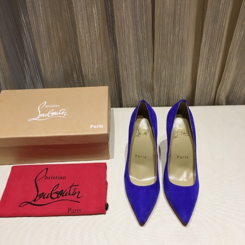 Replica Christian Louboutin High-heeled shoes For Women #849804 $72.00 USD for Wholesale